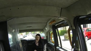 Large boobs tattooed emo rough creampie in a car