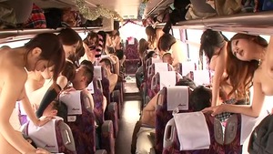 Japanese in the bus