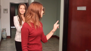 Coed Lily Cade & very hot Dani Daniels ramming hard