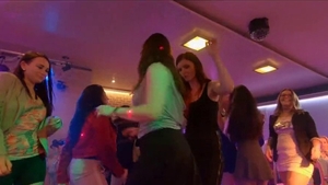 Group sex at the party in HD