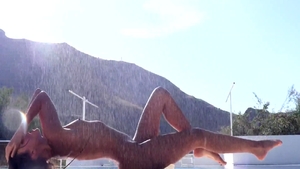 Masturbating outdoors young spanish