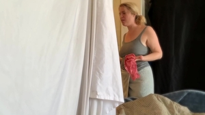 Cumshot in the shower