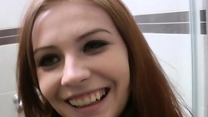 Cumshot in public