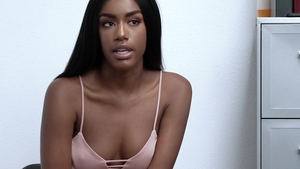 Ebony thief desires nailed rough in HD