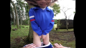 Young japanese babe cumshot in the school HD