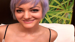 Pussy fucking at the casting along with petite goth