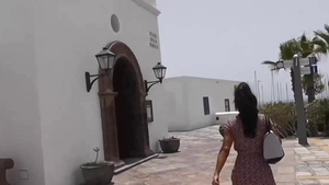Coral Joice in company with Delia Rosa group sex on vacation