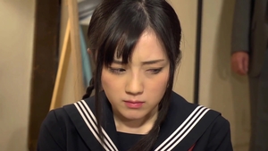 Threesome starring hairy japanese babe