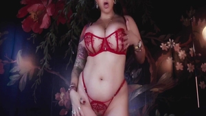 Super sexy blonde haired wearing latex POV double penetration