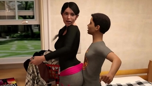 Young latina stepmother really likes taboo hard slamming