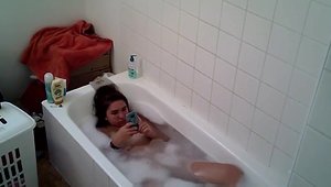 Slut voyeur nailed rough in bath