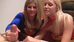 Receiving facial cum loads along with busty cougar Cory Chase